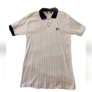 FILA Vintage snap polo